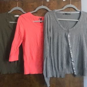3 Maurice’s Medium Cardigans